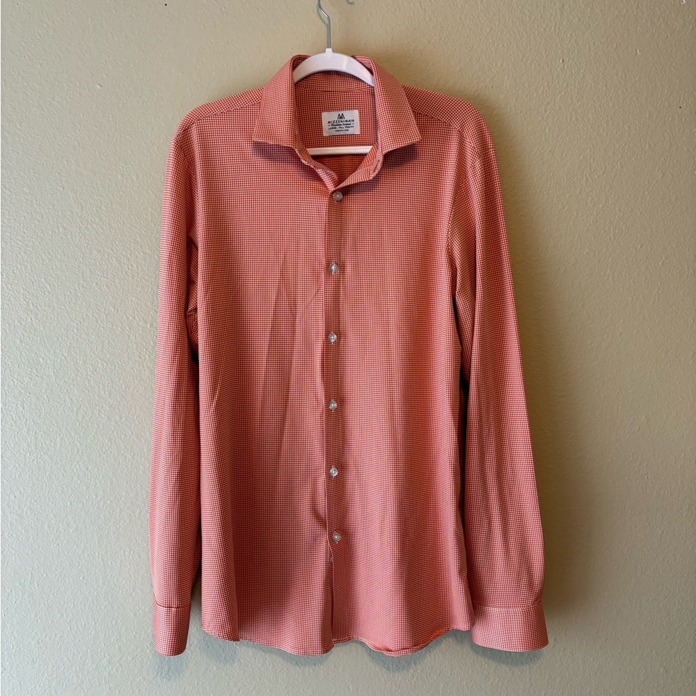 Mizzen+Main Large Tall Trim Fit button down shirt